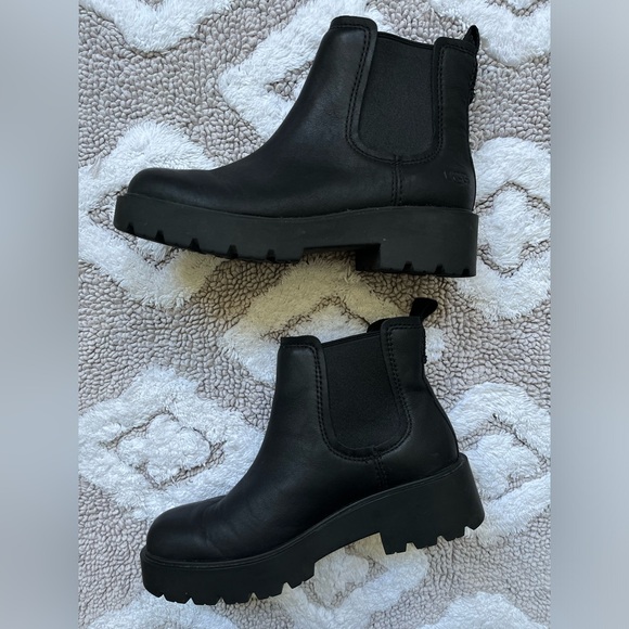 UGG Markstrum Chelsea Boots Black Size 7 - Picture 10 of 12